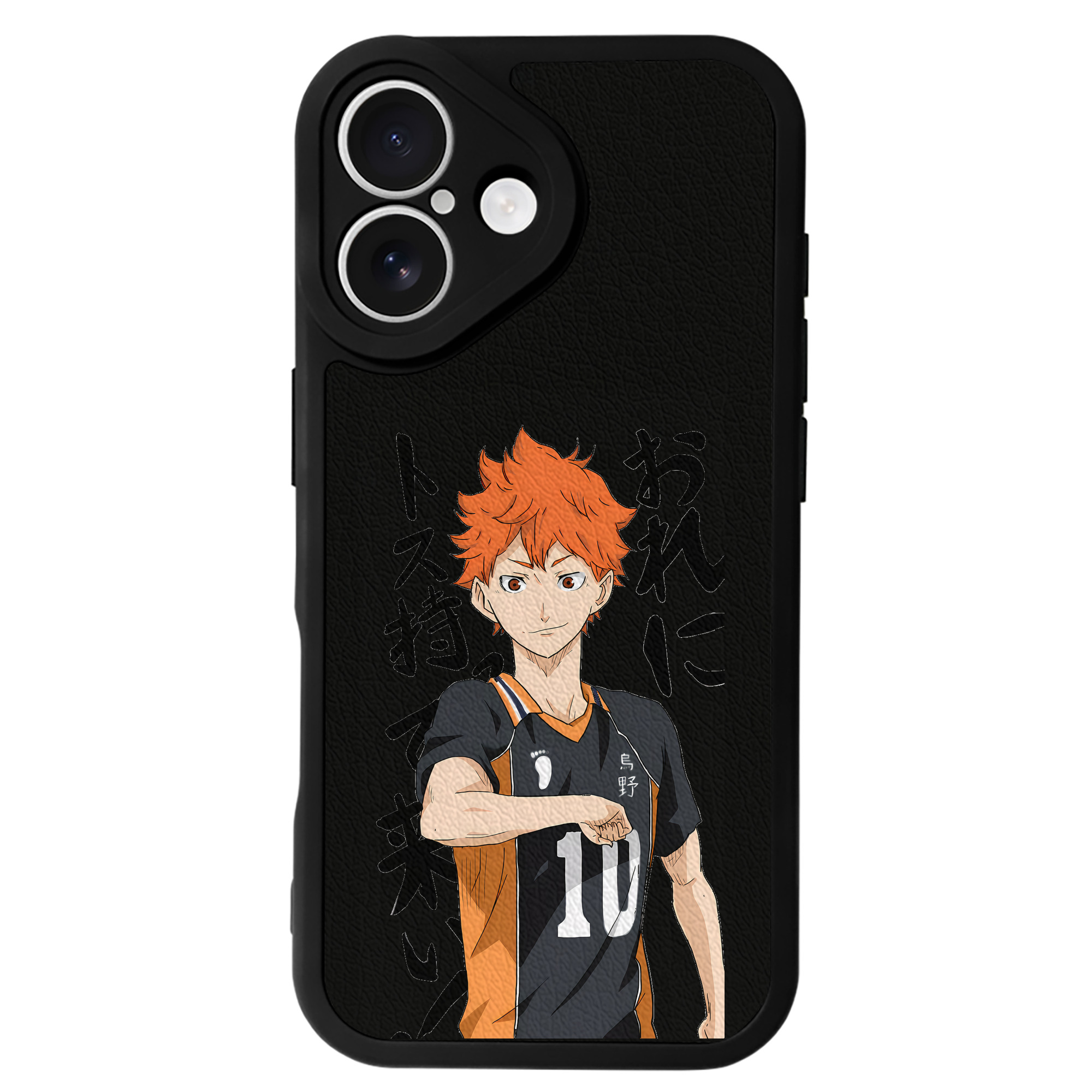 （画像用） ハイキュー!! Haikyu!! 【iPhone 16シリーズ対応】シリコンスマホケース（レザー調） 材質：シリコン